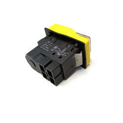 Выключатель / Кнопка магнитная YH01-A для бетономешалки, сверлильного станка, компрессора и пр. (4 контакта)