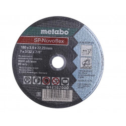 Круг отрезной Metabo по нержавеющей стали 180x2.5x22,23 мм SP-Novoflex