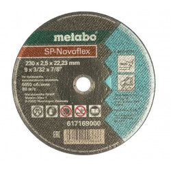 Круг отрезной Metabo по нержавеющей стали 230x2.5x22.23 мм SP-Novoflex