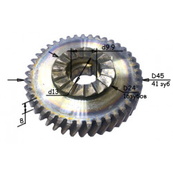 Шестерня для дрели Sturm, Stern, Omax ID 13Q (d-45х10 мм)