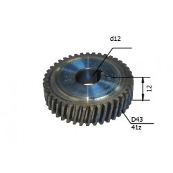Шестерня для дисковой пилы Sturm, Stern, Omax CS-210 (d-43х12 мм)