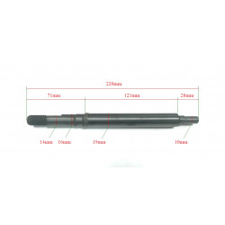 Шпиндель шлифмашины Rebir TSM1-150 (М14, L-220 мм)