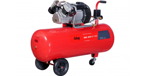 Купить Компрессор FUBAG VDC 400/50 СМ3 614319554 (400л/мин, 50л, 8бар ...