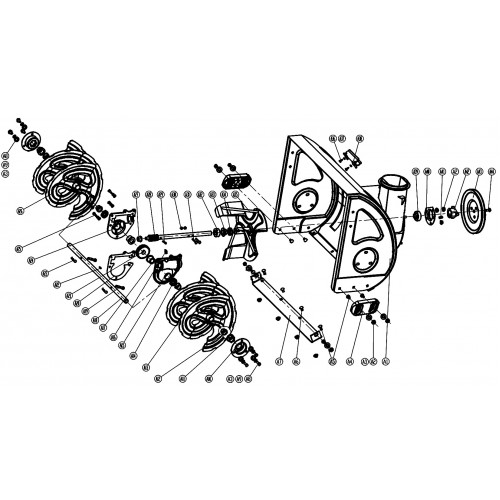 Шестерня, редуктор, шкив, шнек Champion ST662 BS