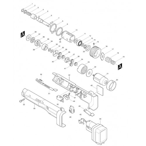 Запчасти для шуруповерта Makita 6703D