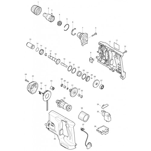 Запчасти для шуруповерта Makita BFS440