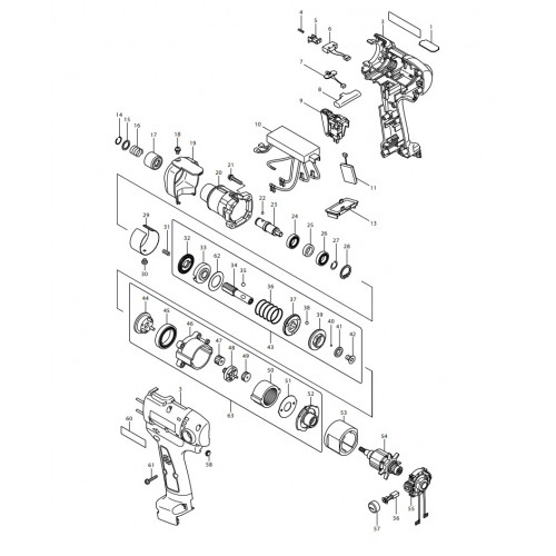 Запчасти для винтоверта Makita BFT020F