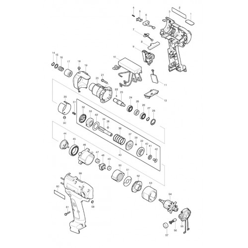 Запчасти для винтоверта Makita BFT080F