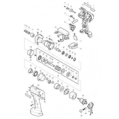 Запчасти для винтоверта Makita BFT081F