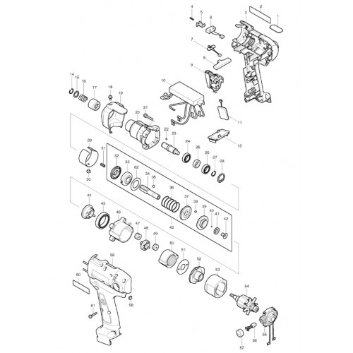 Запчасти для винтоверта Makita BFT122F