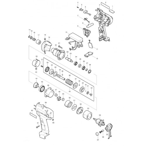 Запчасти для винтоверта Makita BFT123F