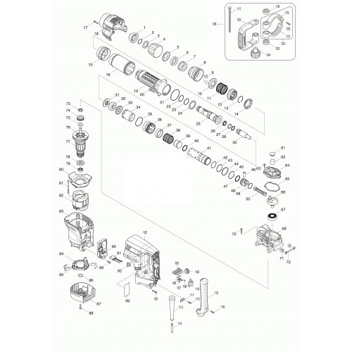 Запчасти для Makita HM1111C