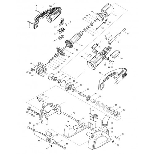 Запчасти для штробореза Makita SG1251