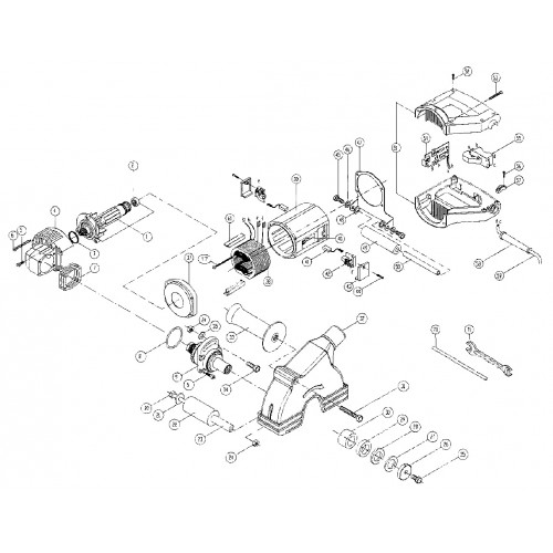 Запчасти для штробореза Makita SG180