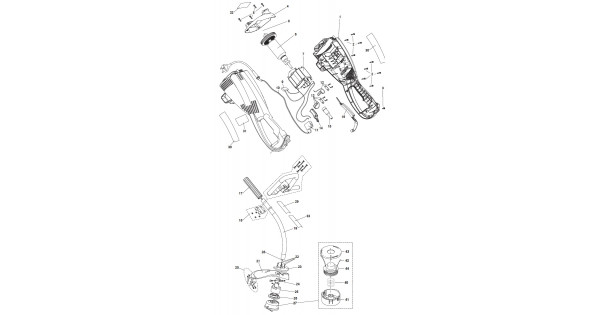 Запчасти для электрокосы Makita UM4030