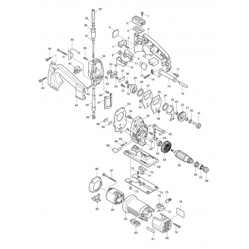 Запчасти для лобзика Makita 4304T