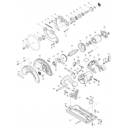 Запчасти для пилы Makita 5703R