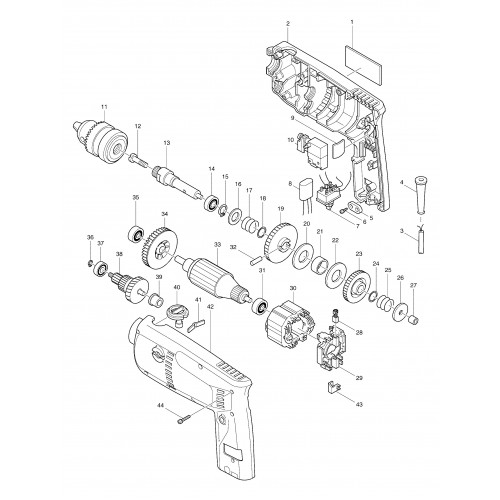 Запчасти для дрели Makita 6310