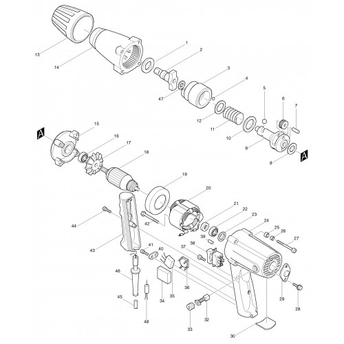 Запчасти для гайковертов Makita 6905B