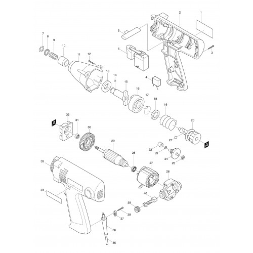 Запчасти для гайковертов Makita 6951