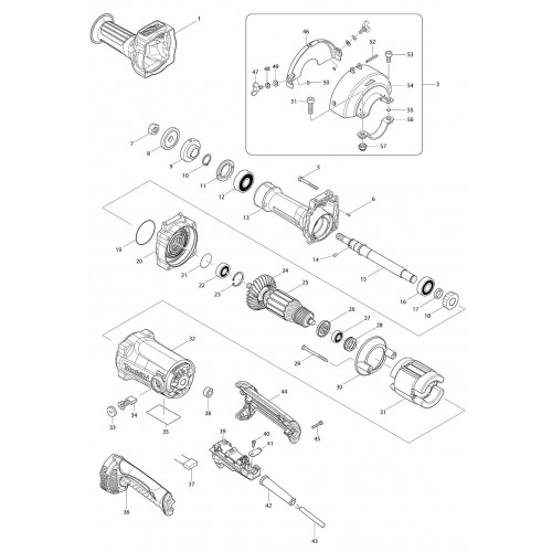 Запчасти для ППМ Makita GS5000