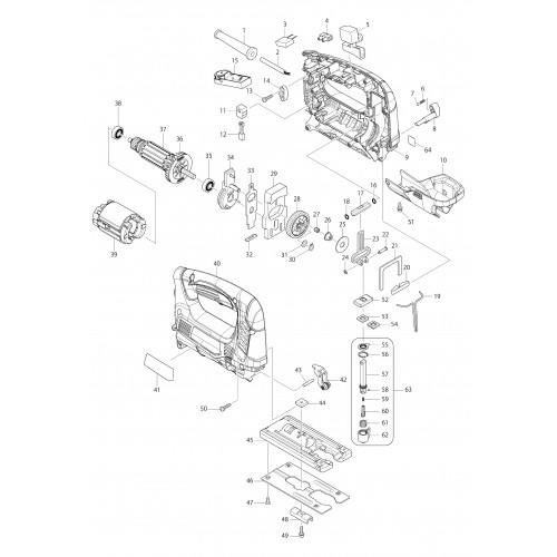 Запчасти для лобзика Makita JV0600