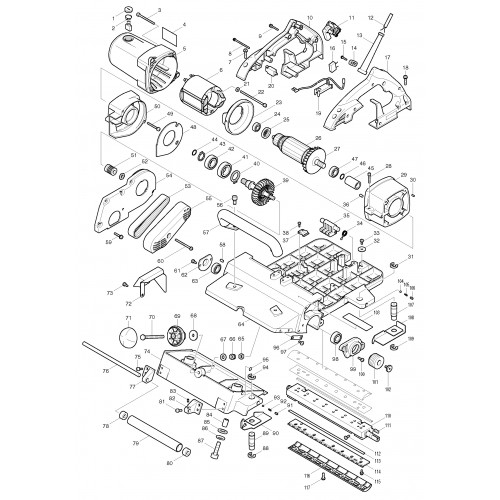 Запчасти для рубанка Makita KP312S