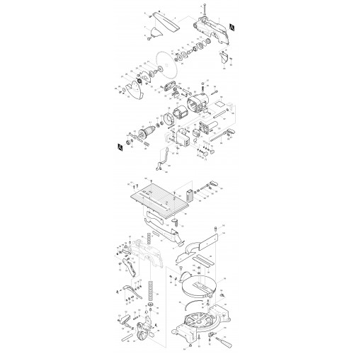 Запчасти для пилы Makita LH1040