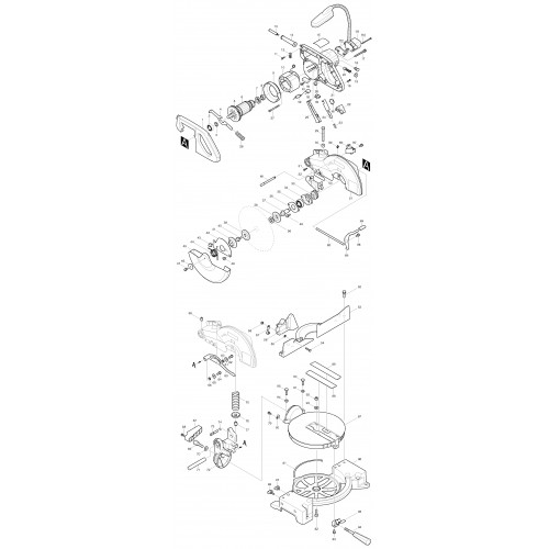 Запчасти для пилы Makita LS1040F