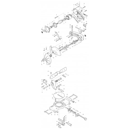 Запчасти для пилы Makita LS1440