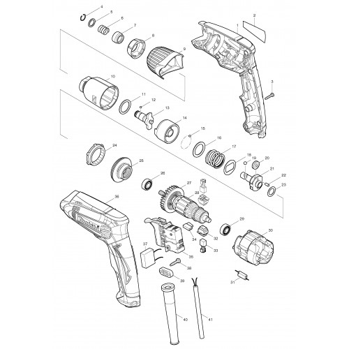 Запчасти для гайковертов Makita TD0100