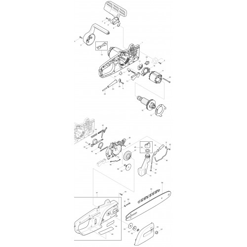 Запчасти для пилы Makita UC3010A