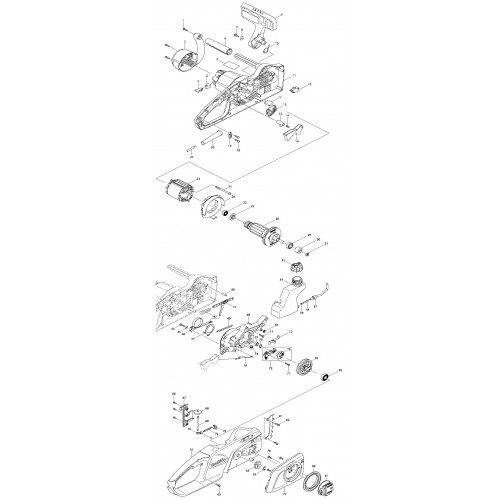 Запчасти для пилы Makita UC3541A