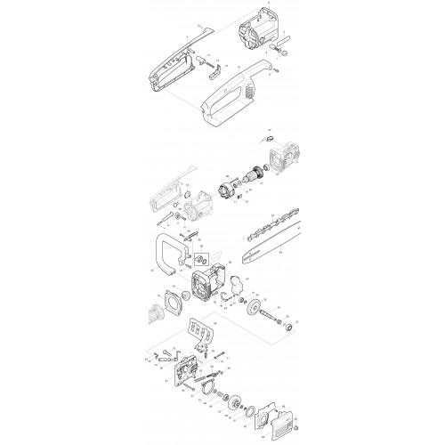 Запчасти для пилы Makita UC4001A