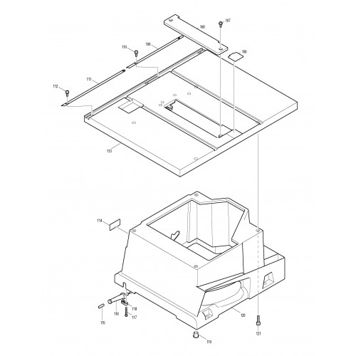 Запчасти для станка Makita 2702