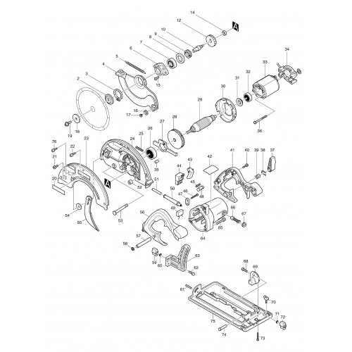 Запчасти для пилы Makita 5603R