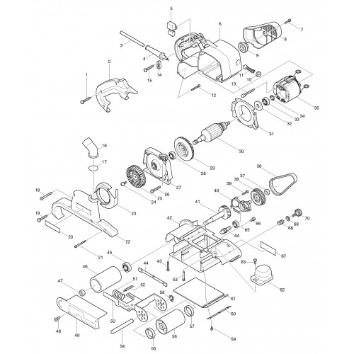 Запчасти для ЛШМ Makita 9403