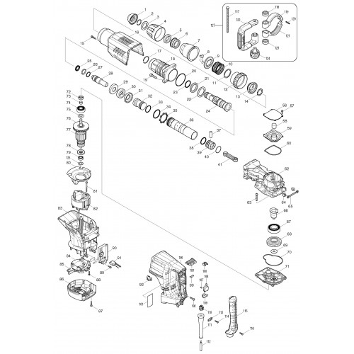 Запчасти для Makita HM1203C