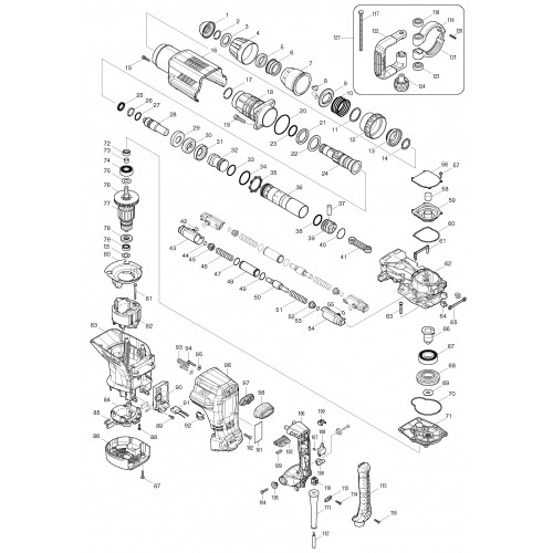 Запчасти для Makita HM1213C