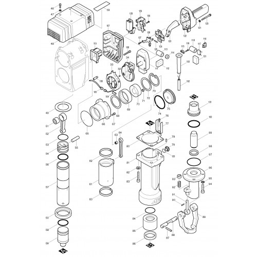 Запчасти для Makita HM1810