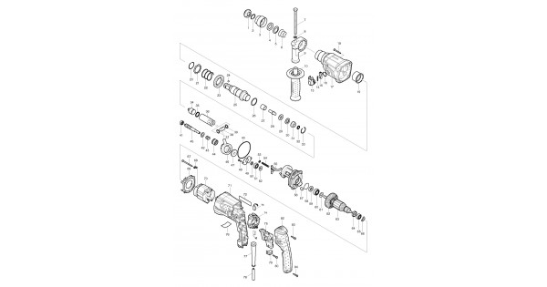 Makita hr2450 схема