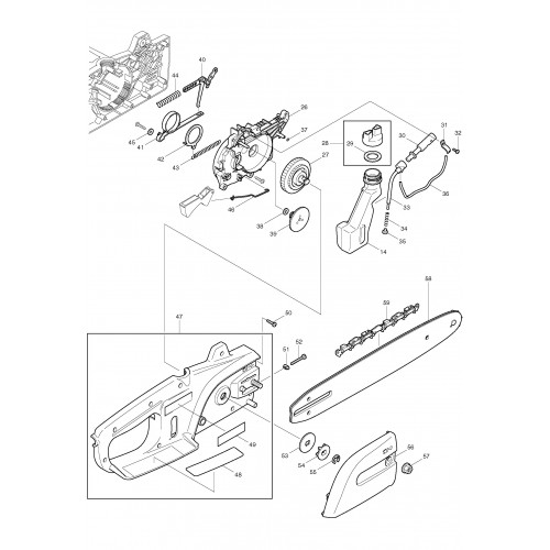 Ремонт электропилы Makita