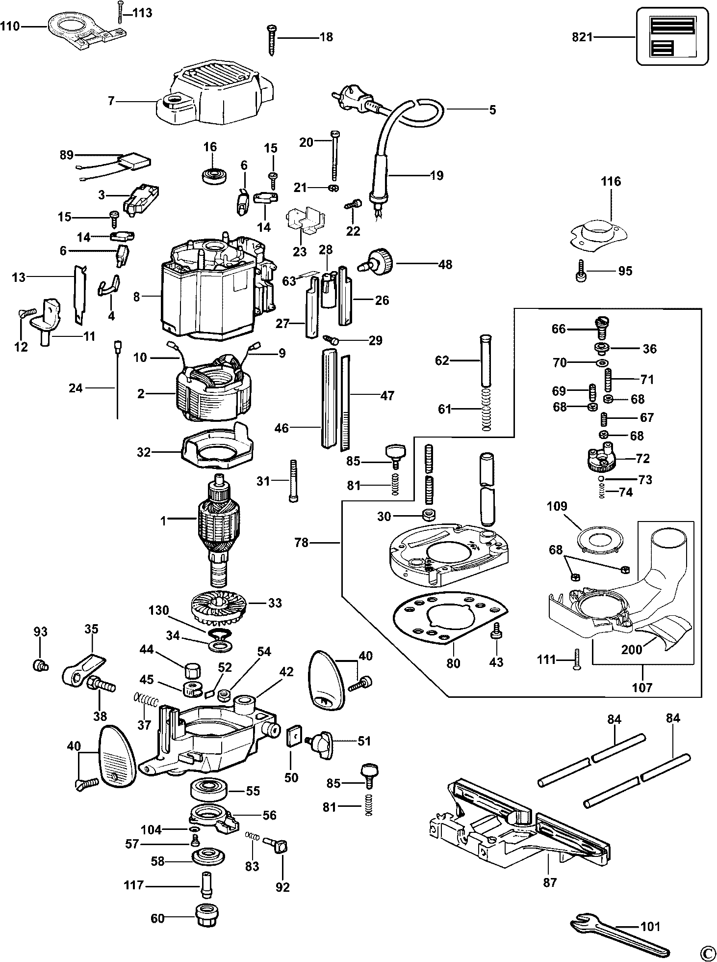 Dewalt de9130 схема